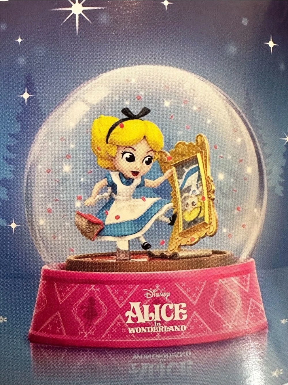 ZURU Mini Brands Create Disney Pixar Snow Globe – Alice in Wonderland Unopened
